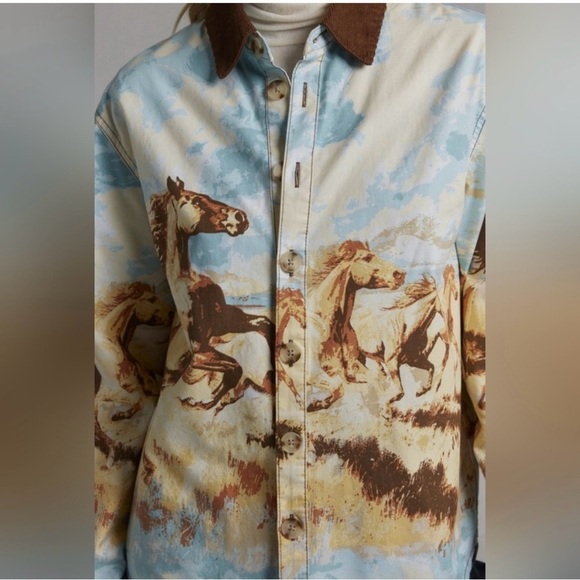 Urban Outfitters BDG Dru Printed Twill Chore Jacket - Picture 6 of 8